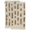 Sera Helsinki Laine rug, woven, off white - brown