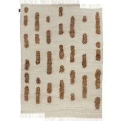 Sera Helsinki Laine rug, woven, off white - brown