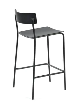 Serax August bar stool, black