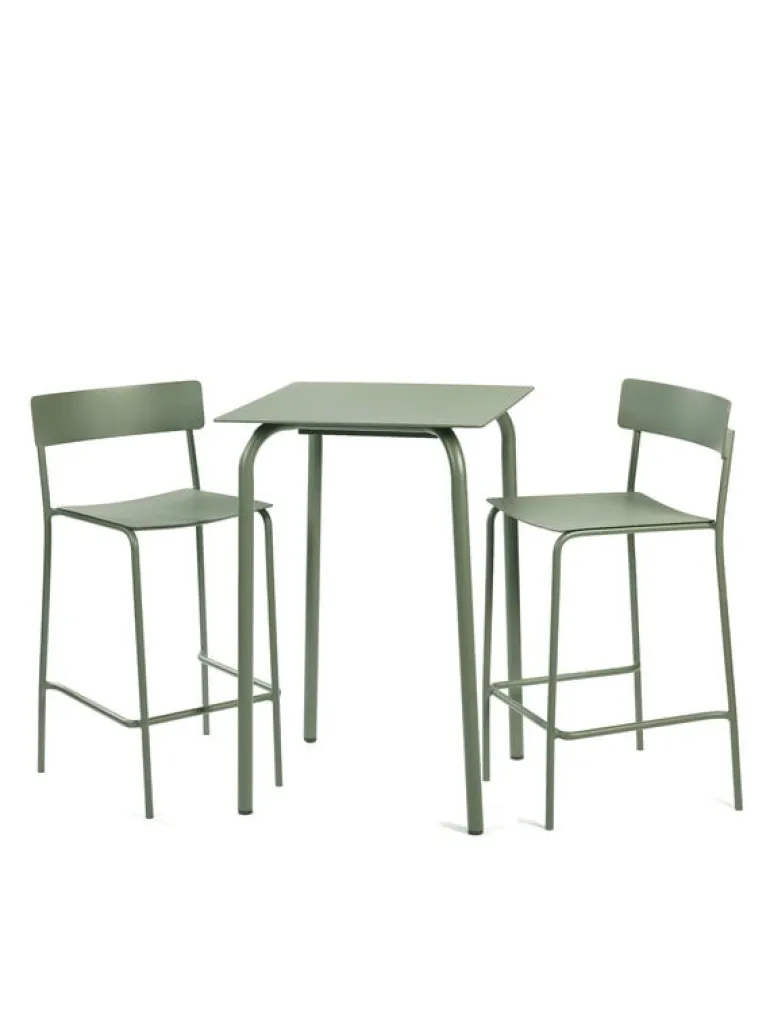 Serax August bar table, 65 x 64 cm, green