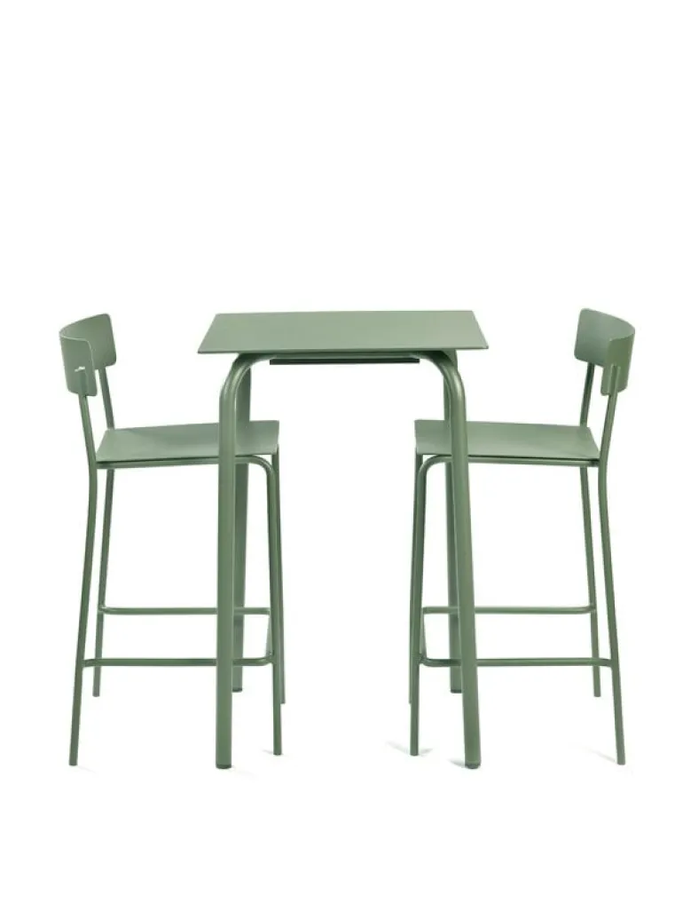 Serax August bar table, 65 x 64 cm, green