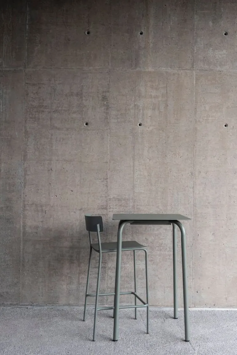 Serax August bar table, 65 x 64 cm, green
