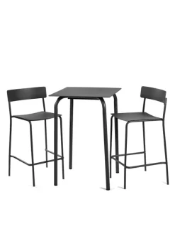 Serax August bar table, 65 x 65 cm, black