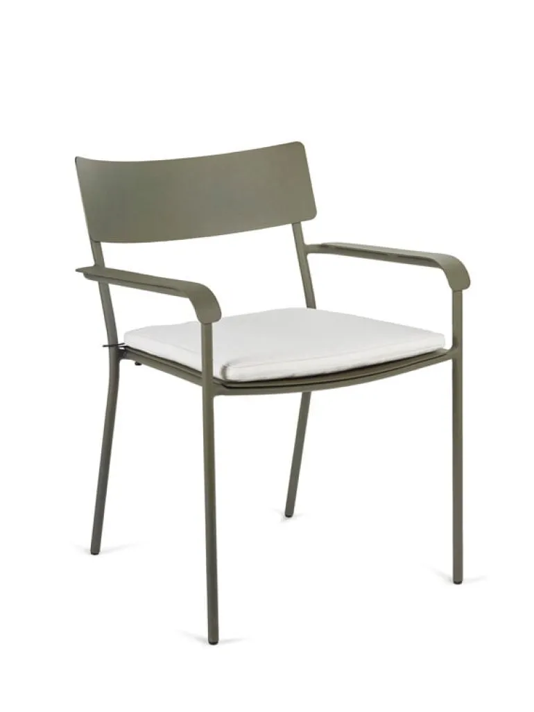 Serax August chair cushion, wide, white