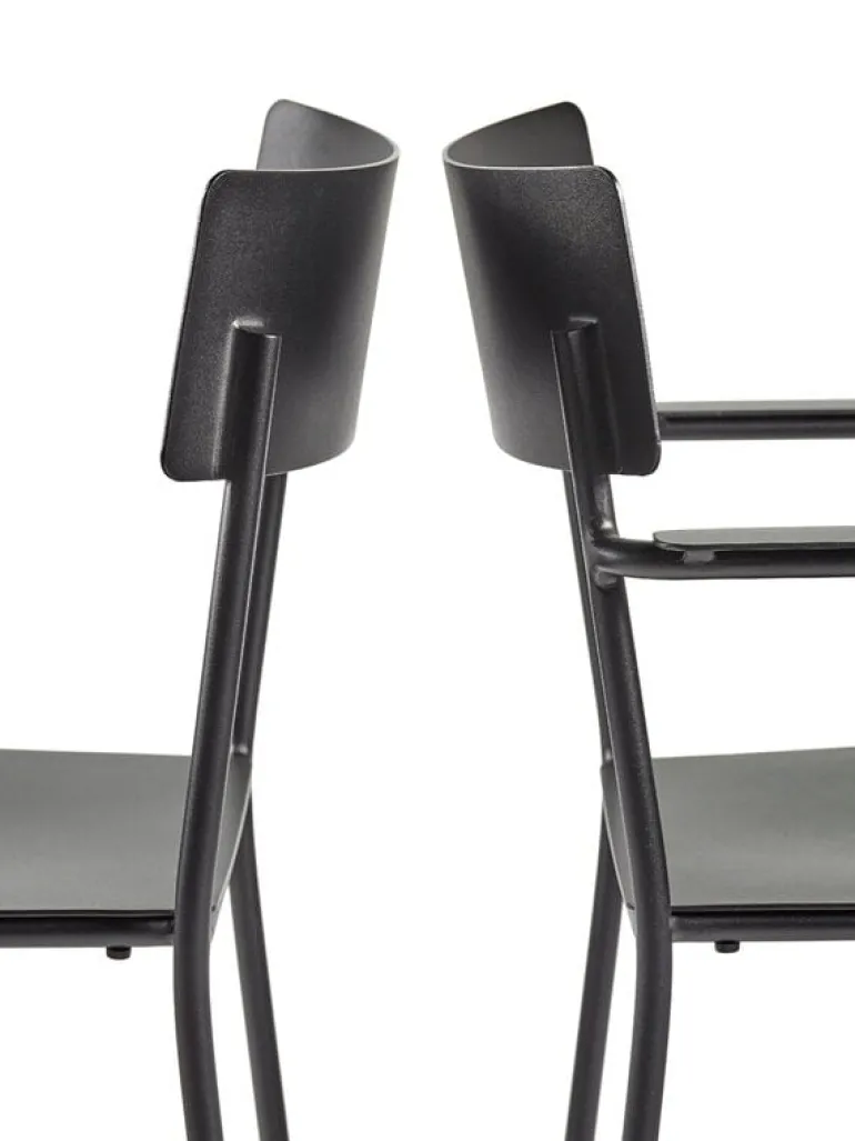 Serax August chair, narrow, black