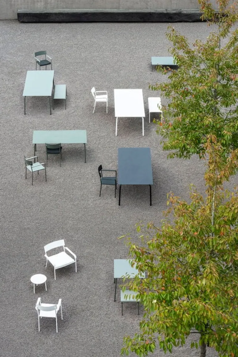 Serax August dining table, 170 x 90 cm, green