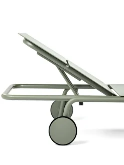 Serax August sun lounger, green