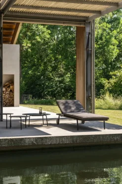 Serax August sun lounger, black