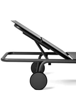 Serax August sun lounger, black