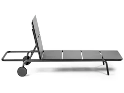 Serax August sun lounger, black