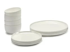 Serax Base plate set, white, 12 pieces