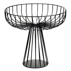 Serax Catu basket with stand, black