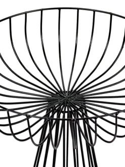 Serax Catu basket with stand, black