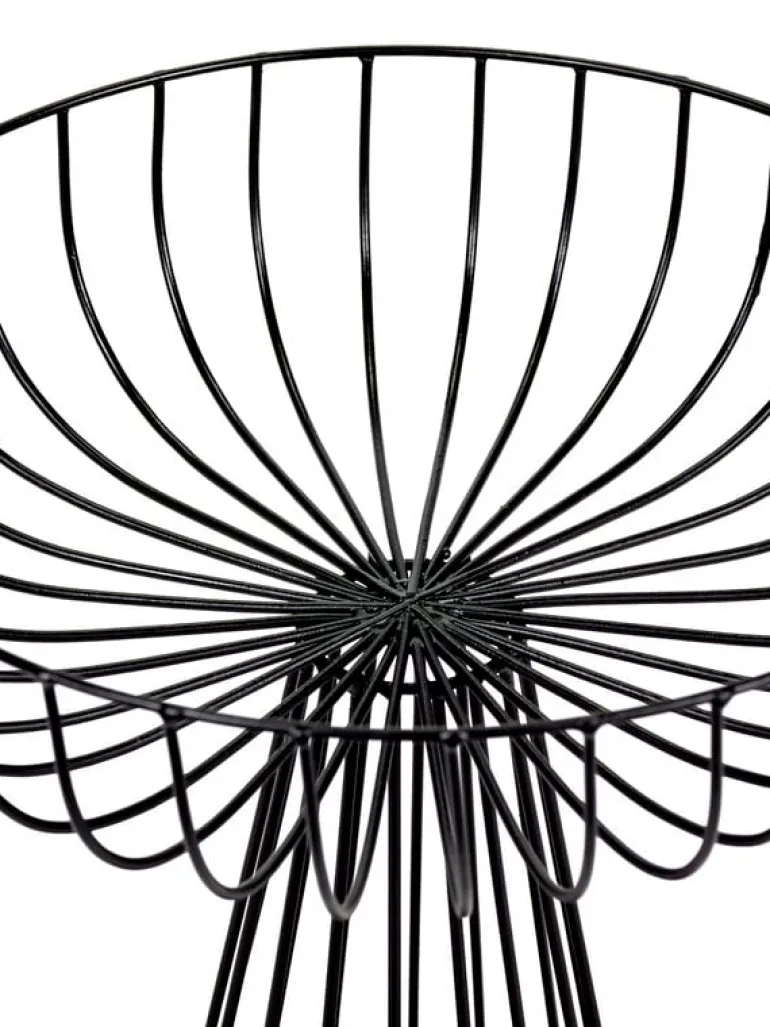 Serax Catu basket with stand, black