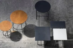 Serax Cico side table, round, 40 cm, black