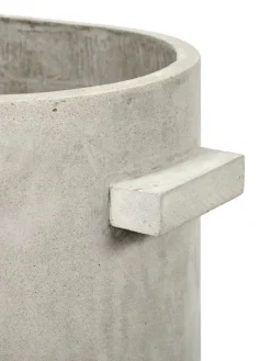 Serax Concrete plant pot oval, 34 x 23 cm, grey