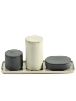 Serax Cose container with lid, round, S, dark grey