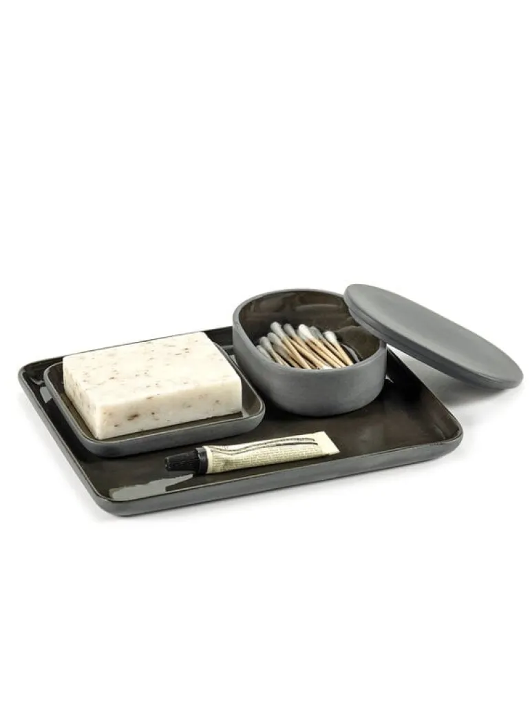 Serax Cose tray M, dark grey
