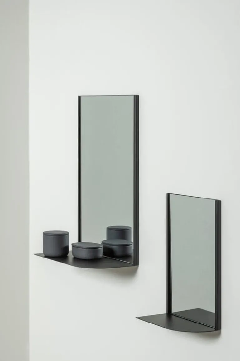 Serax Cover Up mirror L, black