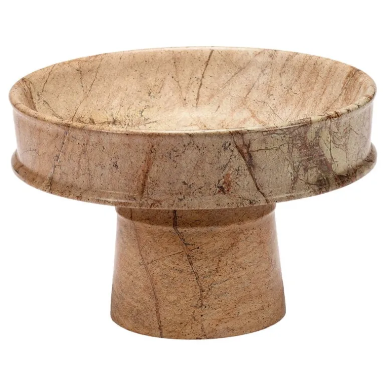 Serax Dune bowl, high, 30,5 cm, brown marble