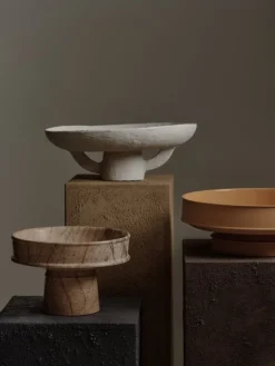 Serax Dune bowl, high, 30,5 cm, brown marble