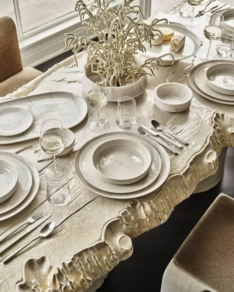 Serax Dune bowl, S, 16 cm, white marble