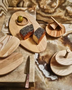 Serax Dune cake stand 04, low, 20 x 34 cm, ash