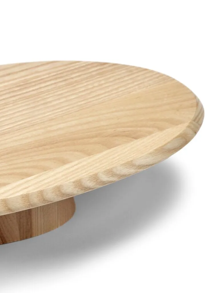 Serax Dune cake stand 04, low, 20 x 34 cm, ash