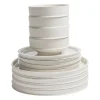 Serax Dune plate set, alabaster, 12 pieces