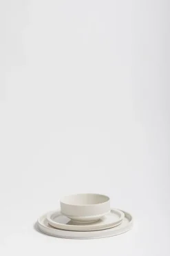 Serax Dune plate set, alabaster, 12 pieces