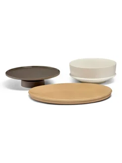 Serax Dune serving dish, oval,  S, 34 x 46 cm, clay