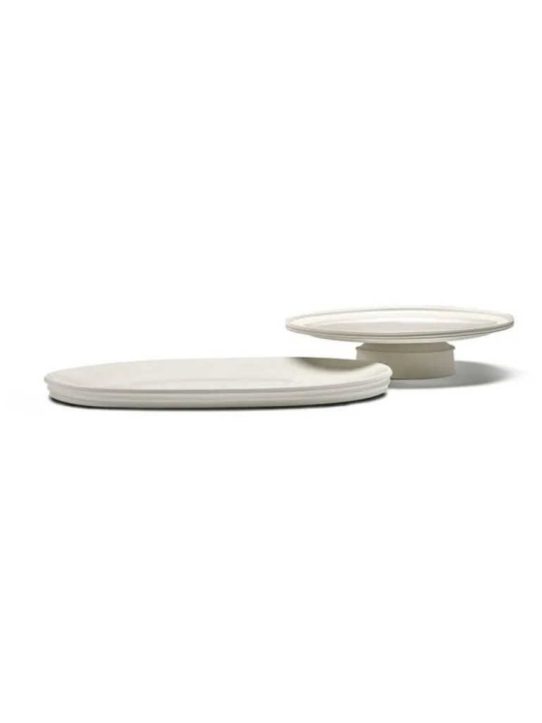 Serax Dune serving dish, oval, S, 34 x 46 cm, alabaster