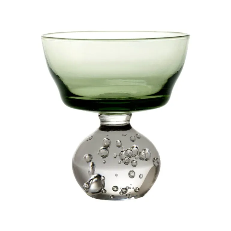 Serax Eternal Snow stem glass, M, green