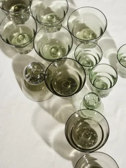 Serax Eternal snow stem glass, S, green