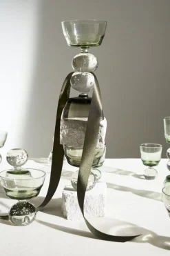 Serax Eternal snow stem glass, S, green