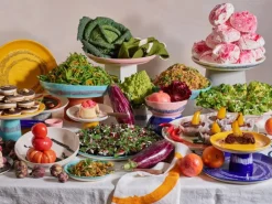 Serax Feast cup, 4 pcs, blue - white