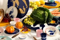 Serax Feast cup, 4 pcs, blue - white