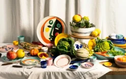 Serax Feast plate, L, 2 pcs, yellow - red