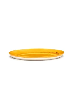 Serax Feast plate, L, 2 pcs, yellow - red