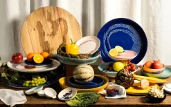 Serax Feast plate, L, 2 pcs, blue - white