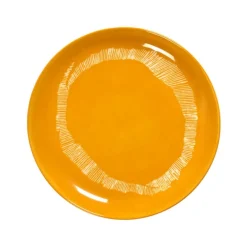 Serax Feast plate, S, 2 pcs, yellow - white