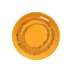 Serax Feast plate, XS, 4 pcs, yellow - black