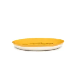 Serax Feast plate, XS, 4 pcs, yellow - black