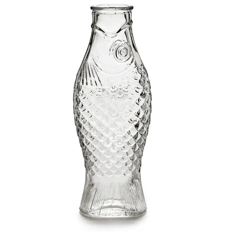 Serax Fish & Fish bottle, clear
