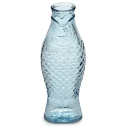Serax Fish & Fish bottle, blue