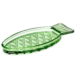 Serax Fish & Fish serving dish, 23 x 10 cm, green