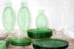 Serax Fish & Fish serving dish, 23 x 10 cm, green