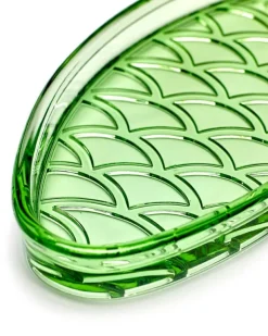 Serax Fish & Fish serving dish, 23 x 10 cm, green