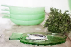 Serax Fish & Fish serving dish, 23 x 10 cm, green