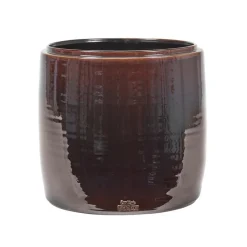 Serax Glazed Shades pot, 34 x 34 cm, brown